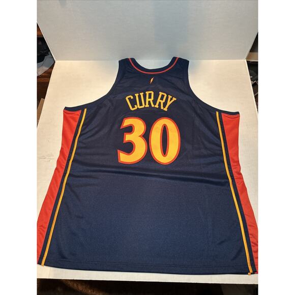 Steph Curry #30 Golden State Warriors Mitchell & Ness Hardwood Classics Size 3XL